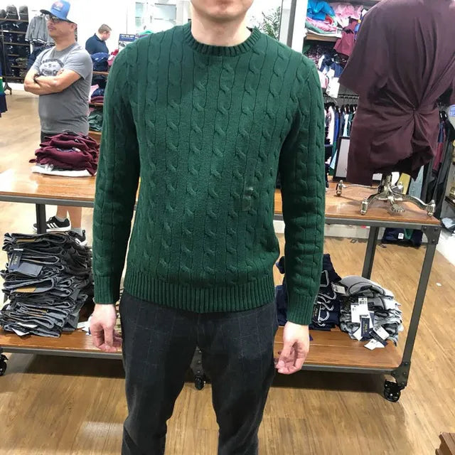 Maglione casual in lana da uomo