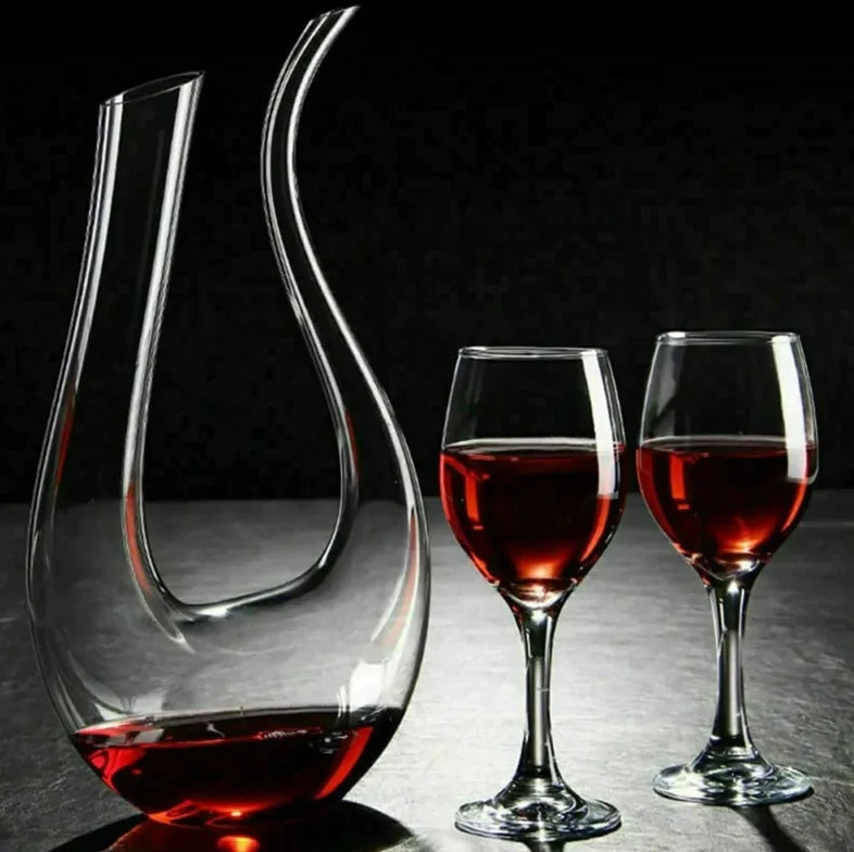 Bottiglia decanter per vino