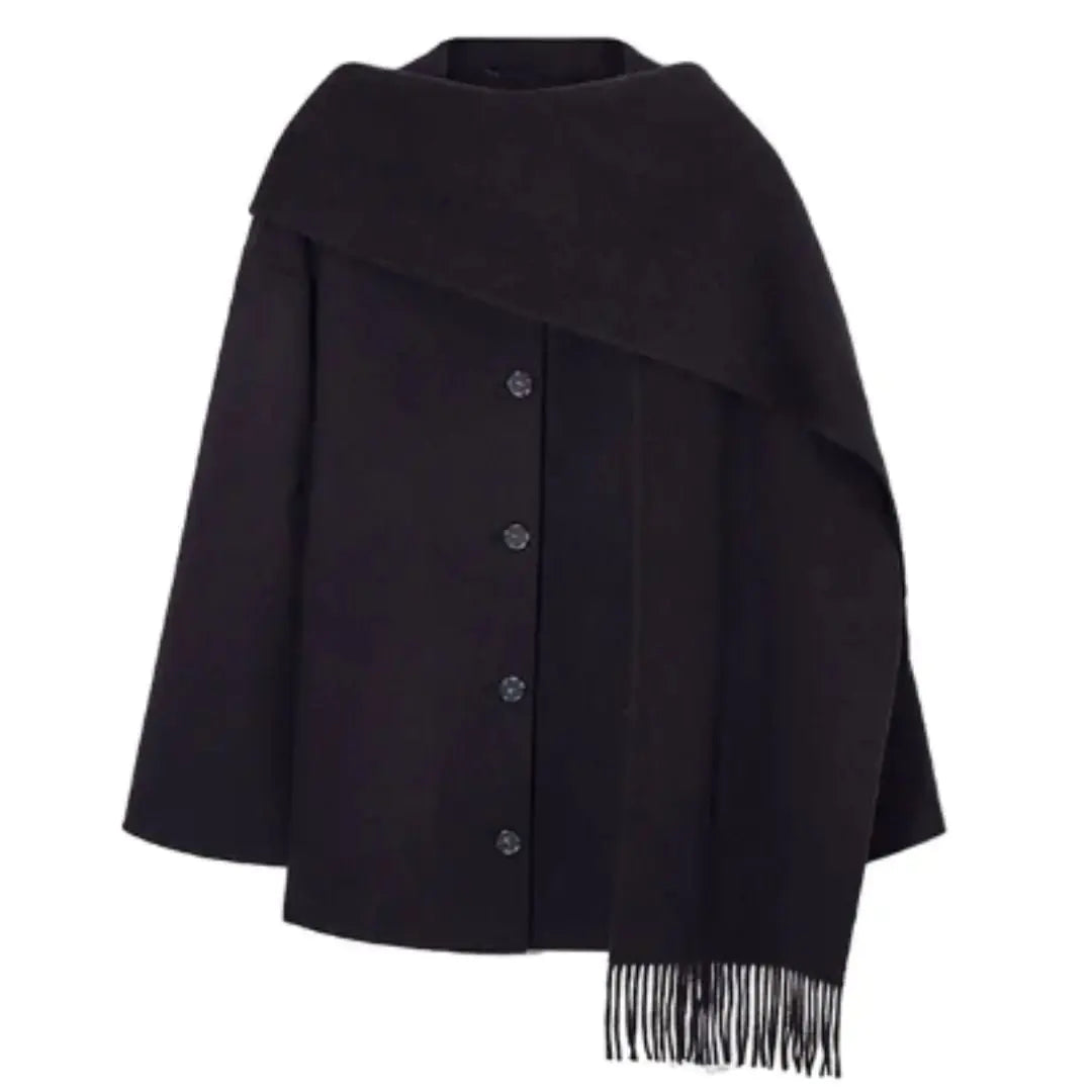 Cappotto sciarpa oversize