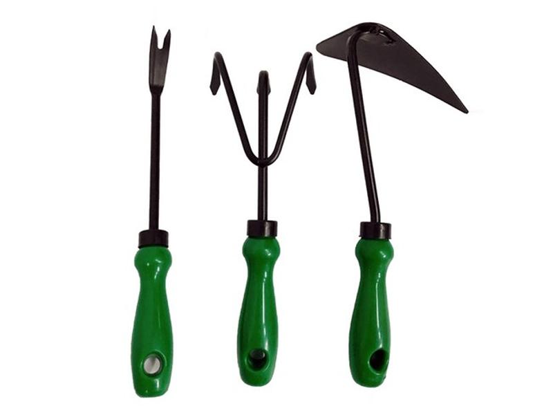 BFA Garden Tool Set B (3 Pack - Hoe + Garden Weeding Removal Cutter Tool + Hand Rake), 1 set(3 Items)