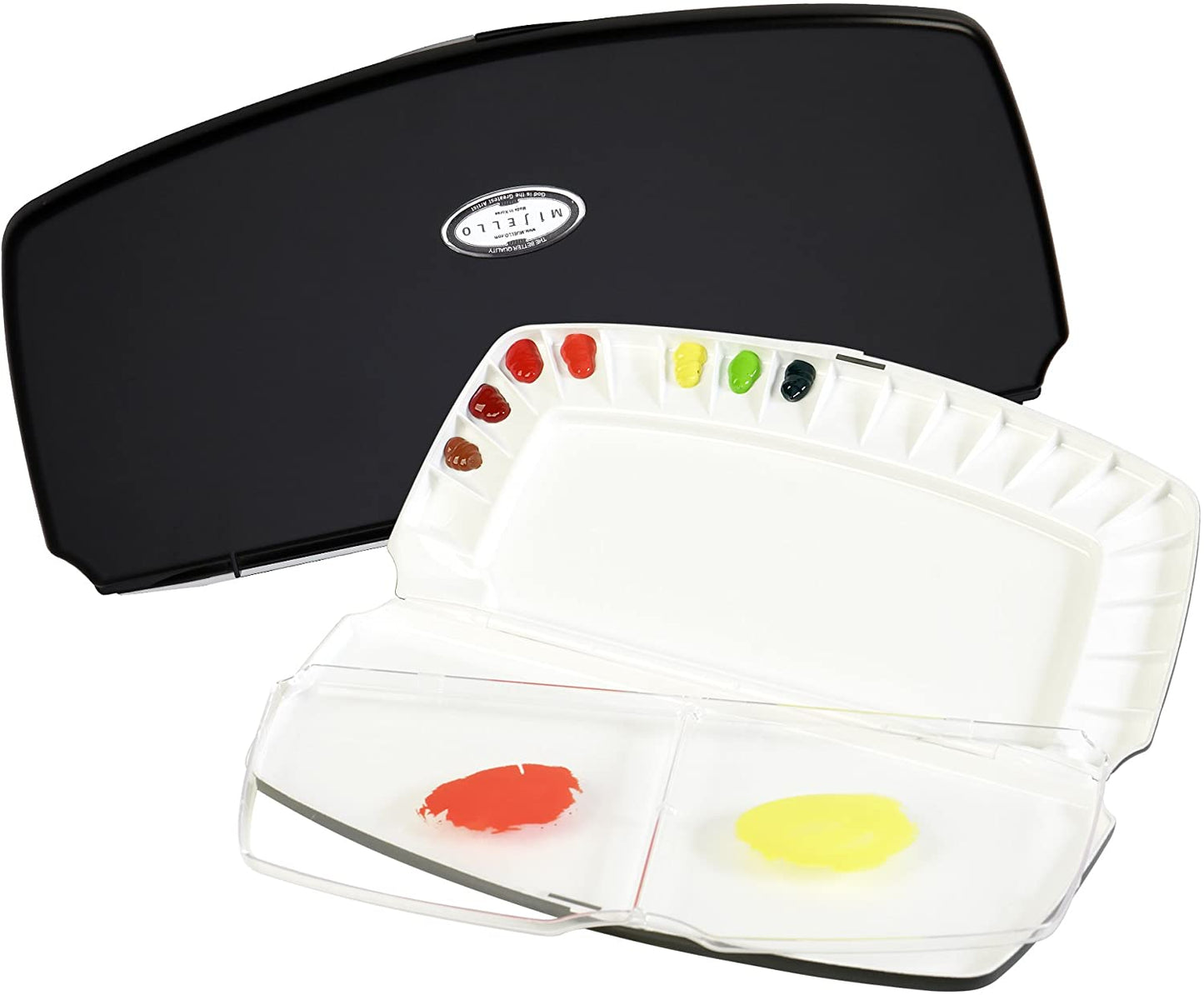 Mijello MWP-3020 20 Well Folding Plastic Palette Black