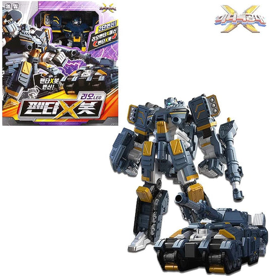 MINI FORCE X Pentathlon Leo Penta X Bot Leo Transformer Robot Car Toy