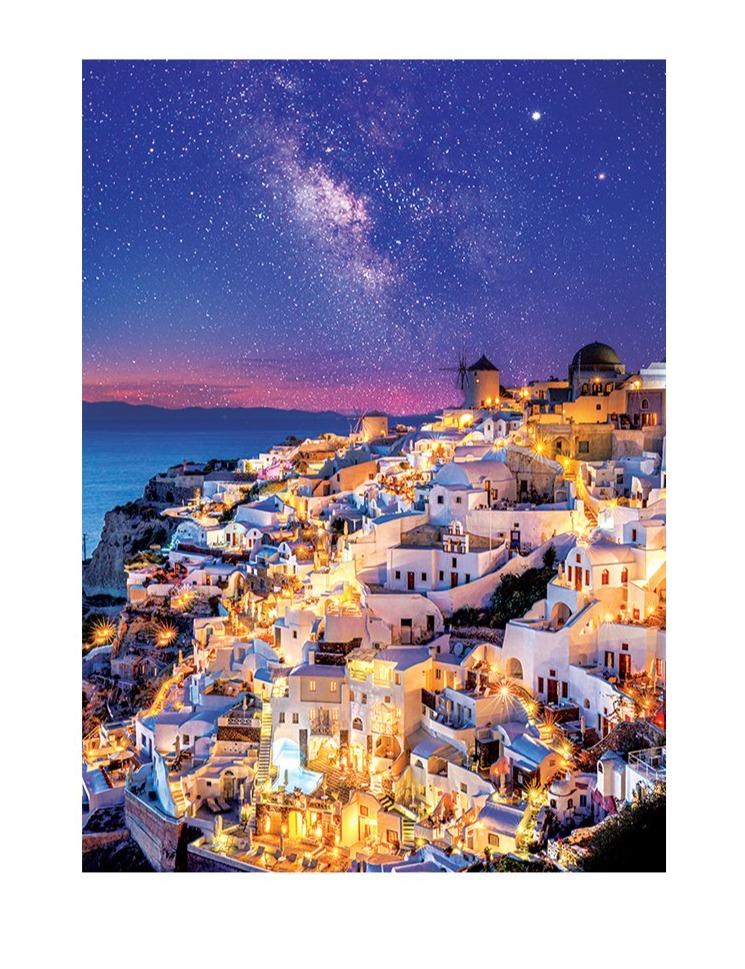 Puzzle Life ALOC Puzzle "Santorini at night" Jigsaw Puzzles 1000 pieces