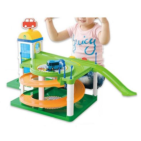 [Tayo the Little Bus] Tayo PARKING LOT PLAYSET ROUND & ROUND