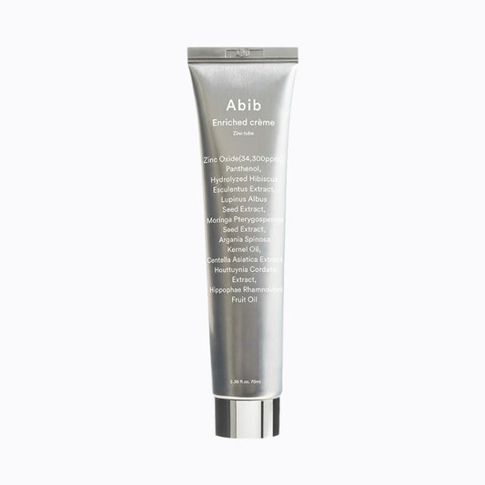 Abib Enriched Crème Zinc Tube 70ml