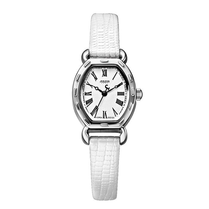 JULIUS Women's Wrist Watches Leather Band #White (JA-544A)