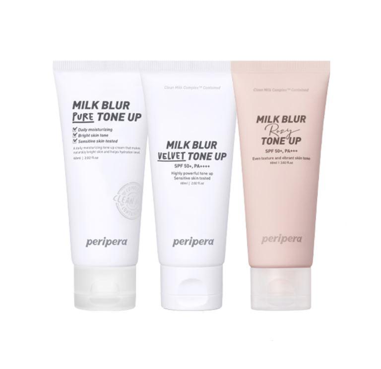 peripera Milk Blur Tone Up Cream 60ml (3-Style)