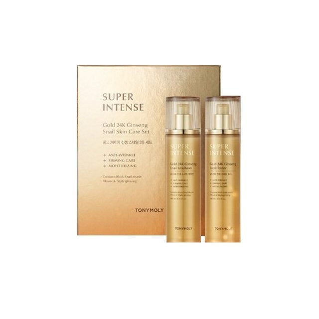 TONYMOLY SUPER INTENSE Gold 24K Ginseng Snail SET