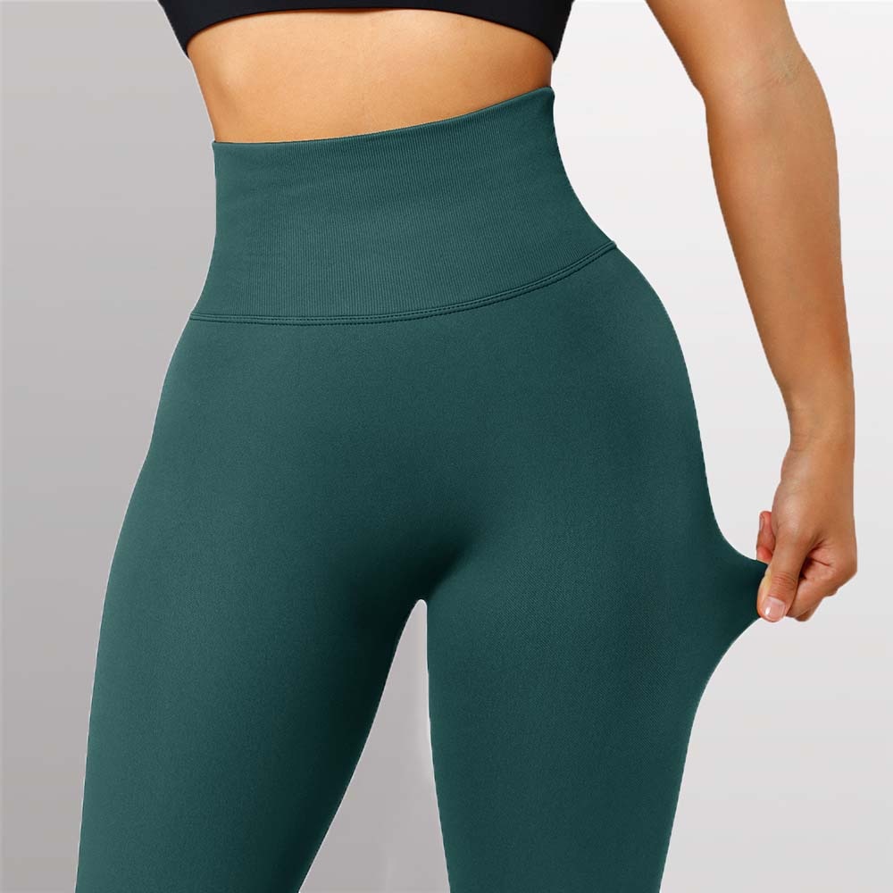 Legging senza soluzione di continuità Donna Scrunch Butt Yoga Pantaloni Booty Lifting Leggings Gym Workout Leggins Squat Proof Fitness Leggings Donna 