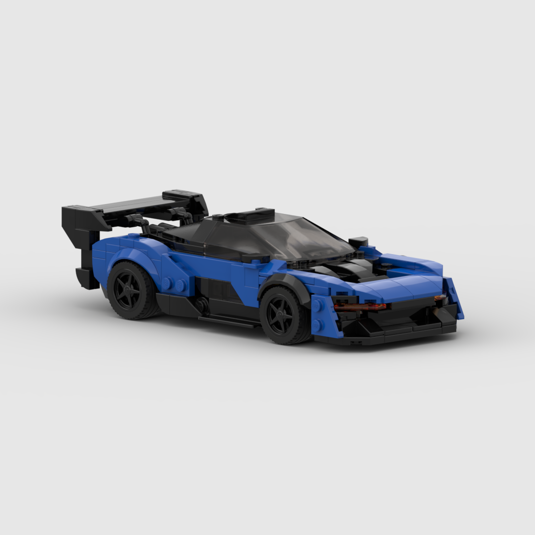 Bloques de construcción de coches deportivos McLaren Senna GTR Racing