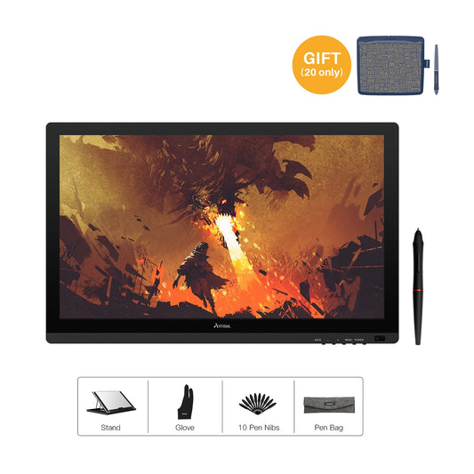 Artisul D22S Graphic Tablet with Screen 21.5 inch Pen Display Electronics Battery-free Digital Drawing Tablet Monitor 8192 Level