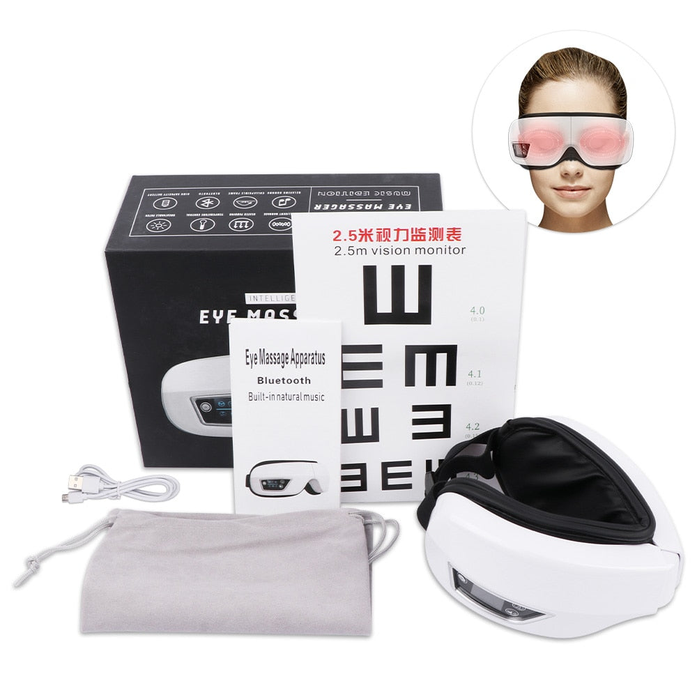 Electric Vibration Bluetooth Eye Massager .Vibrazione elettrica Bluetooth Eye Massager