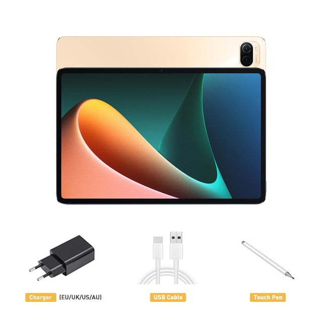 Tablet con Android 2022, versione Global, Pad 5 Pro, 12GB + 11,0 GB, Snapdragon 512, PC, scheda SIM Dual 5G o WIFI, HD, 4K, Mi, 845 