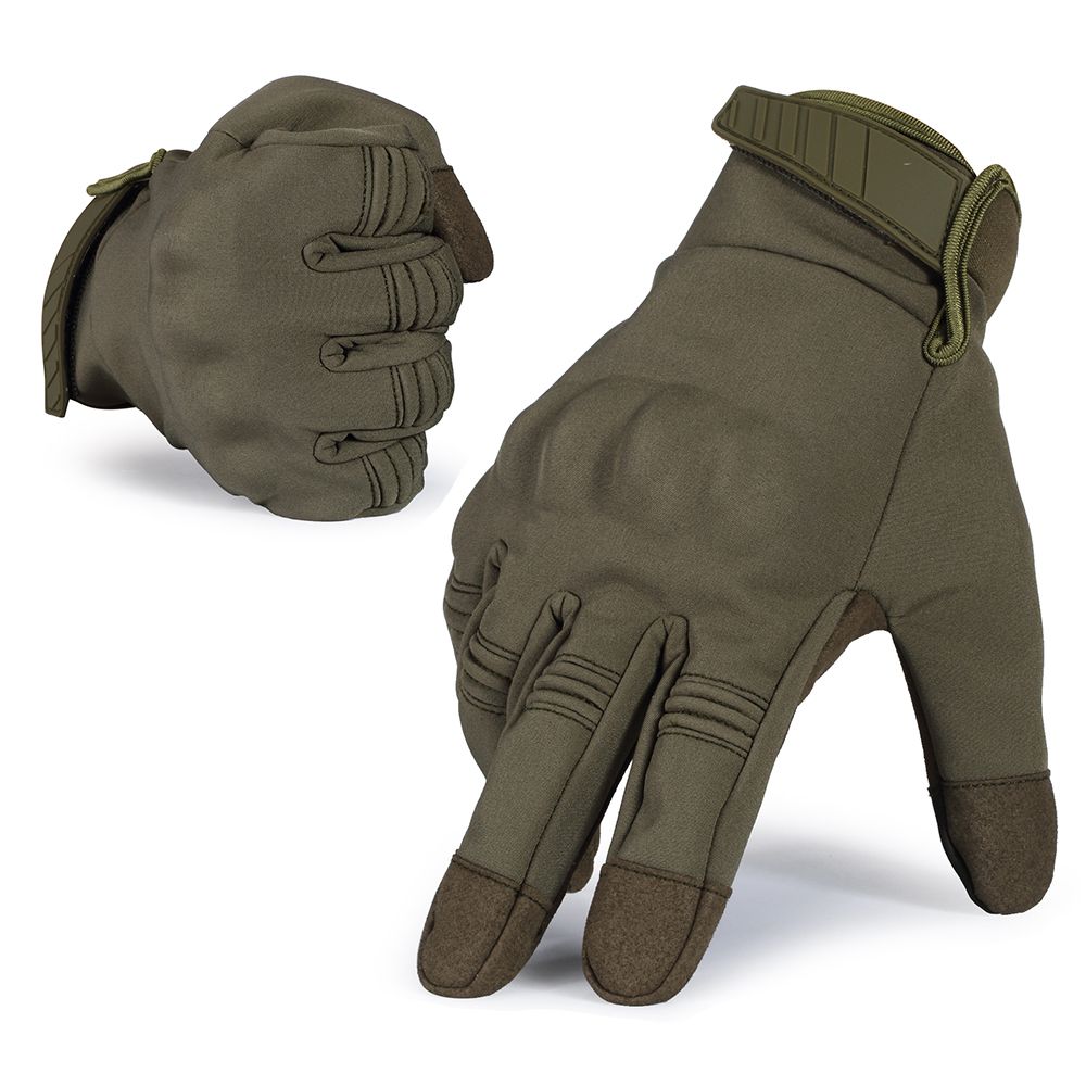 Guanti tattici Touch Screen Full Finger Glove Hard Shell Fleece Army Military Combat Airsoft Caccia Escursionismo Bicicletta Ciclismo Uomini I Tesori Del Faro