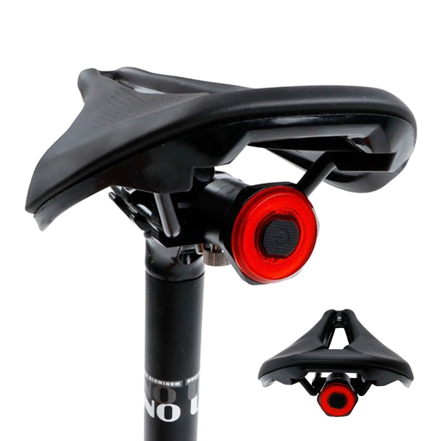 NEWBOLER Smart Bicycle Rear Light Auto Start/Stop Brake Sensing IPx6 Waterproof USB Charge cycling Tail Taillight Bike LED Light I Tesori Del Faro