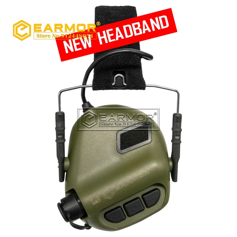 OPSMEN EARMOR Tactical Headset M31 MOD3 Noise Canceling Earmuffs Military Anti-Noisy Shooting Earphone I Tesori Del Faro