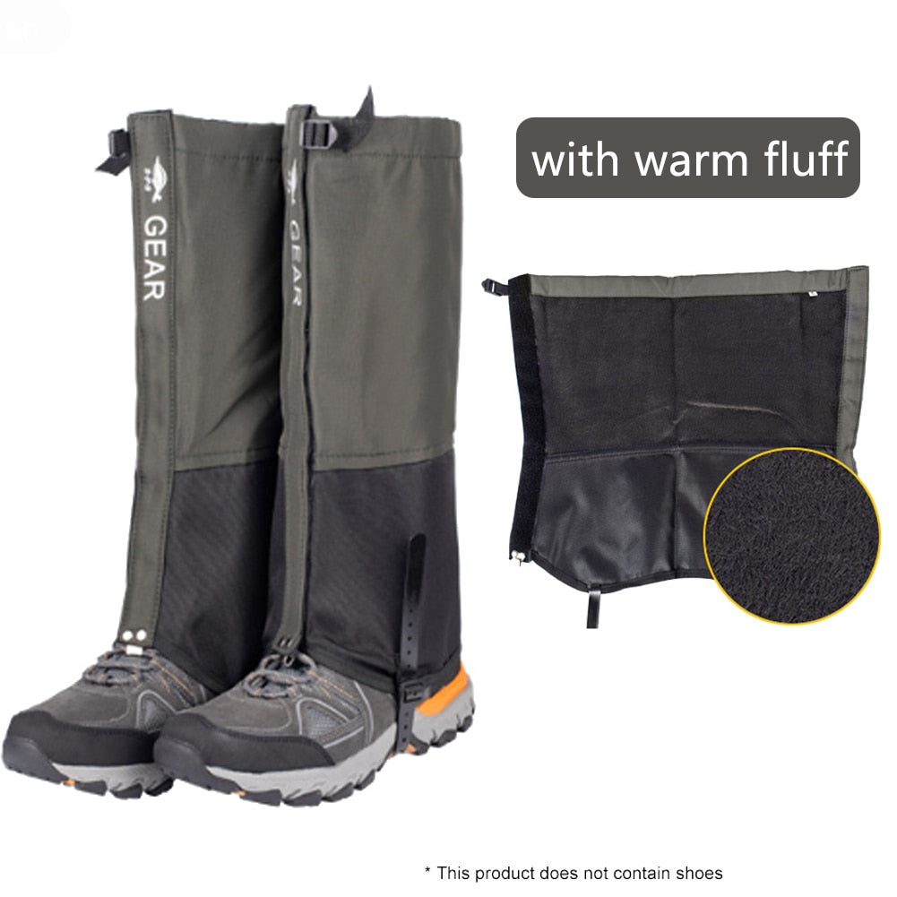 Outdoor Travel Scaldagambe Escursionismo Gamba Gaiter Impermeabile Legging Shoes Snake Hunt Climbing Camping Winter Tourist Snow Foot Cover I Tesori Del Faro