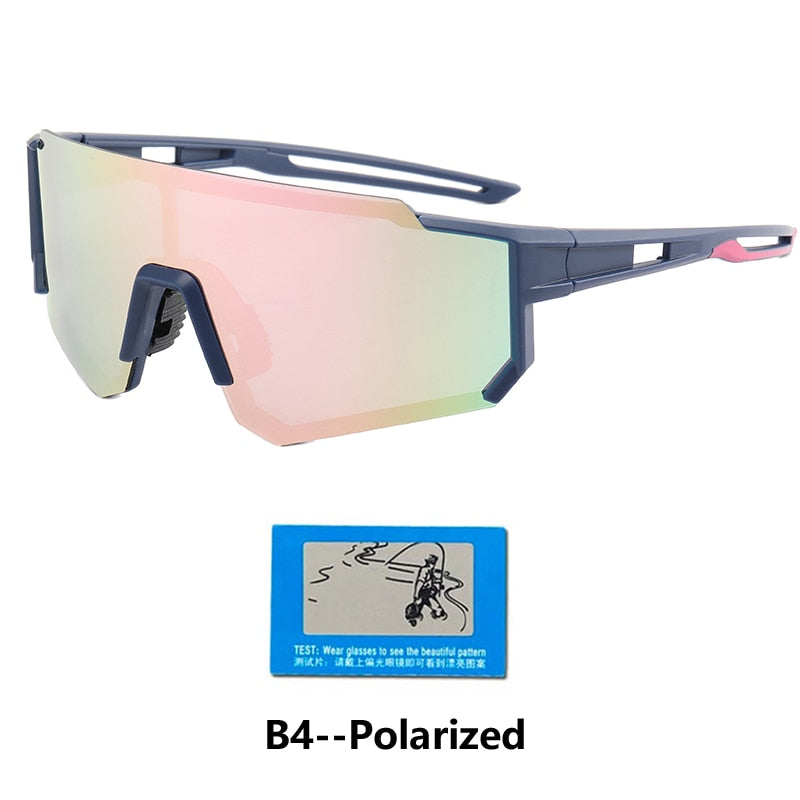 Gafas deportivas fotocromáticas, gafas polarizadas para bicicleta para hombres y mujeres, gafas de sol UV400 para ciclismo de montaña y carretera 