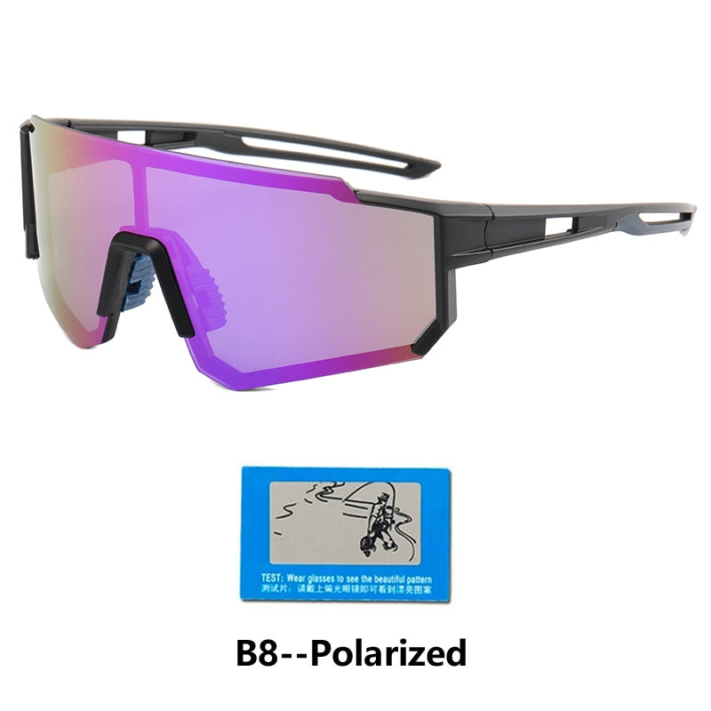 Gafas deportivas fotocromáticas, gafas polarizadas para bicicleta para hombres y mujeres, gafas de sol UV400 para ciclismo de montaña y carretera 