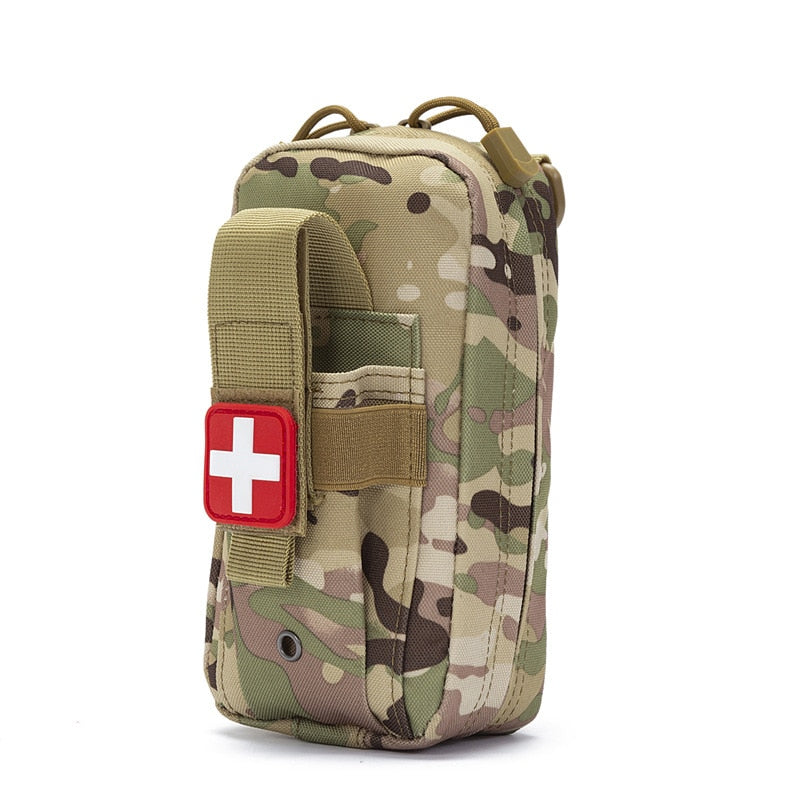 Tasca tattica Molle medica EDC Pouch EMT Fasciatura di emergenza Forbici per laccio emostatico Custodia IFAK Kit di pronto soccorso Borsa di sopravvivenza Pacchetto militare 