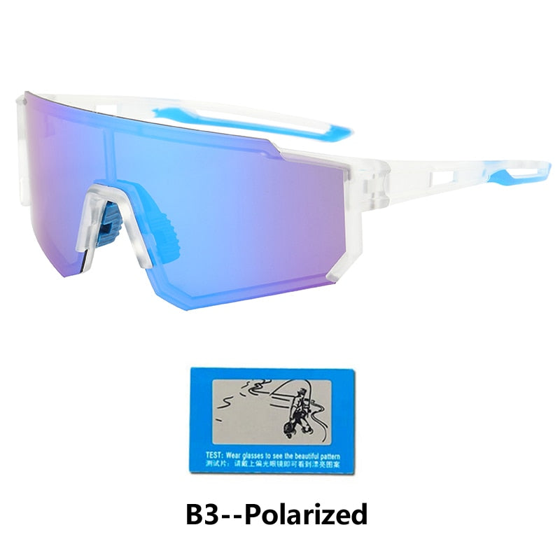 Gafas deportivas fotocromáticas, gafas polarizadas para bicicleta para hombres y mujeres, gafas de sol UV400 para ciclismo de montaña y carretera 