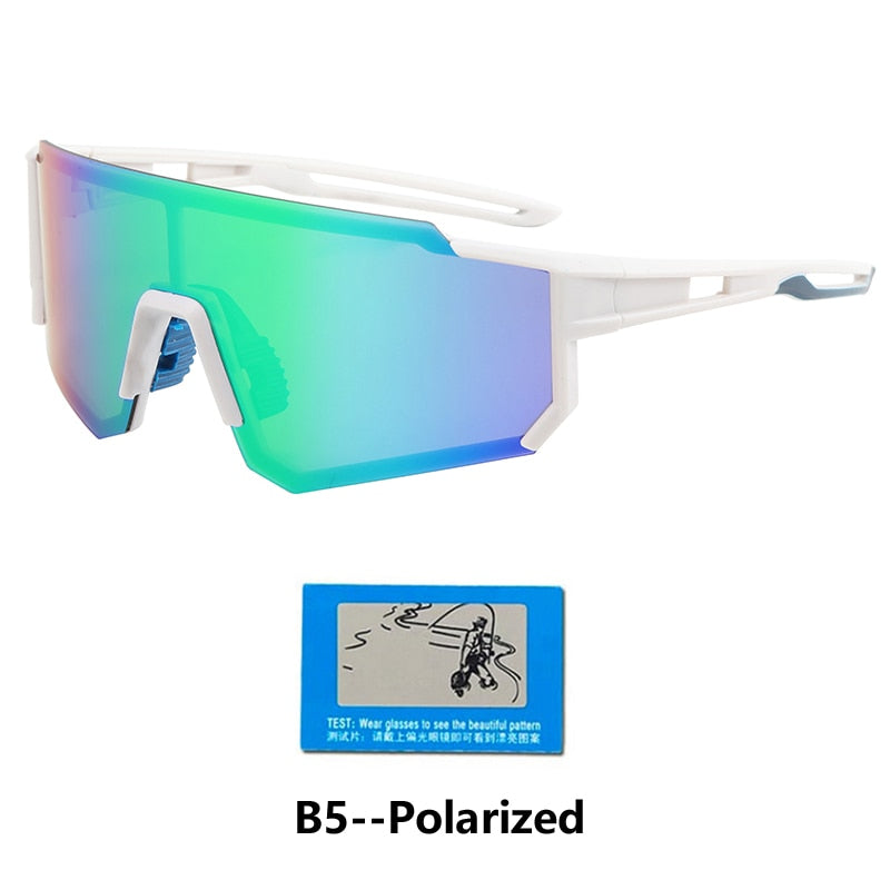 Gafas deportivas fotocromáticas, gafas polarizadas para bicicleta para hombres y mujeres, gafas de sol UV400 para ciclismo de montaña y carretera 