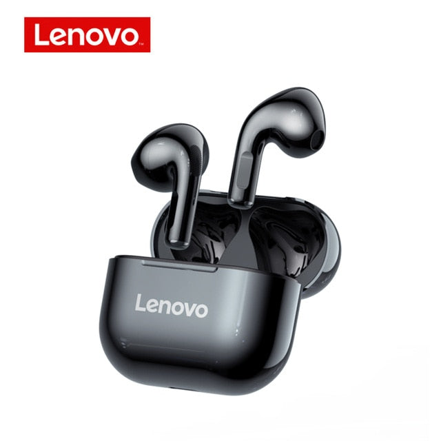 Nuevos auriculares originales Lenovo LP40 TWS inalámbricos Bluetooth auriculares estéreo duales reducción de ruido bajo Control táctil auriculares para juegos 