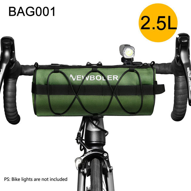 NEWBOLER 2022 Nuova borsa manubrio borse da bicicletta telaio borsa panoramica multifunzione borsa a tracolla portatile Bike Accessorie