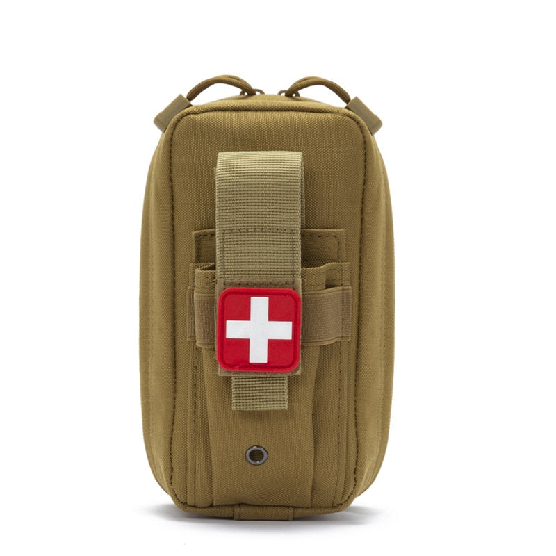 Tasca tattica Molle medica EDC Pouch EMT Fasciatura di emergenza Forbici per laccio emostatico Custodia IFAK Kit di pronto soccorso Borsa di sopravvivenza Pacchetto militare 