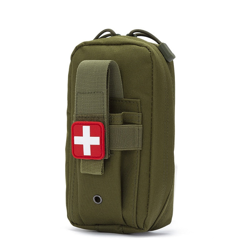 Tasca tattica Molle medica EDC Pouch EMT Fasciatura di emergenza Forbici per laccio emostatico Custodia IFAK Kit di pronto soccorso Borsa di sopravvivenza Pacchetto militare 