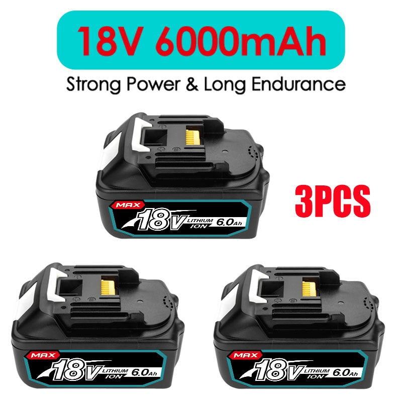 2022 Aggiornato 18V Makita BL1860 BL1850B BL1850 BL1840 BL1830 BL1820 BL1815 LXT-400 Batteria al litio sostitutiva 