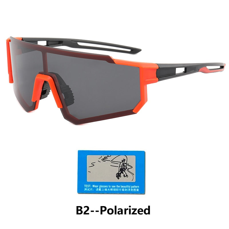 Gafas deportivas fotocromáticas, gafas polarizadas para bicicleta para hombres y mujeres, gafas de sol UV400 para ciclismo de montaña y carretera 