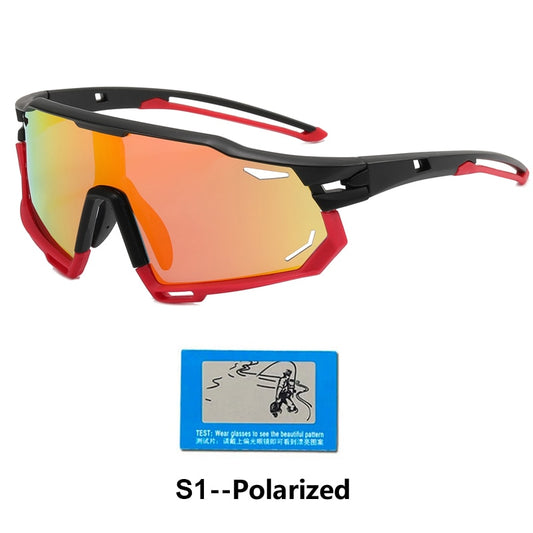 Occhiali sportivi fotocromatici Occhiali da bici polarizzati da uomo e da donna Mountain MTB Cycling UV400 Occhiali da sole Occhiali da strada per biciclette