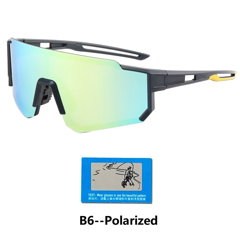 Gafas deportivas fotocromáticas, gafas polarizadas para bicicleta para hombres y mujeres, gafas de sol UV400 para ciclismo de montaña y carretera 