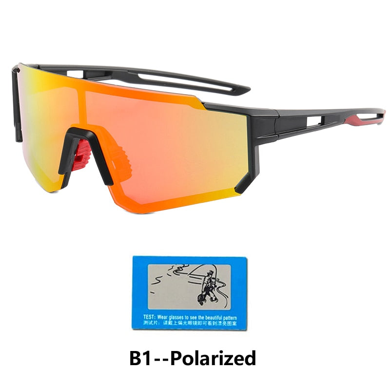 Gafas deportivas fotocromáticas, gafas polarizadas para bicicleta para hombres y mujeres, gafas de sol UV400 para ciclismo de montaña y carretera 