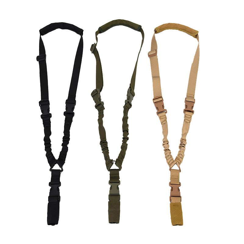 Shot Gun Belt Accessori da caccia Tactical Gear Tactical Single Point Gun Sling Tracolla Fucile Corda Cintura con fibbia in metallo I Tesori Del Faro