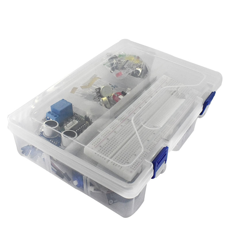 Starter Kit per Arduino Uno R3-Uno R3 Breadboard e supporto Motore passo-passo/Servo/LCD 1602/cavo jumper/UNO R3 I Tesori Del Faro