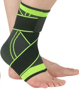 Supporto caviglia regolabile Compressione Caviglia Tutore Protector per running Soccer Basketball Nylon Knitted Gym Bandage Ankle Strap I Tesori Del Faro