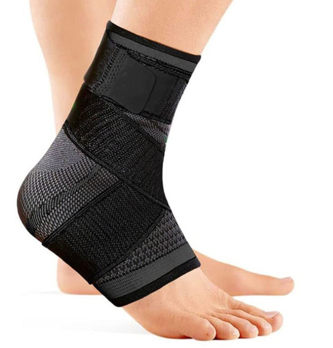 Supporto caviglia regolabile Compressione Caviglia Tutore Protector per running Soccer Basketball Nylon Knitted Gym Bandage Ankle Strap I Tesori Del Faro