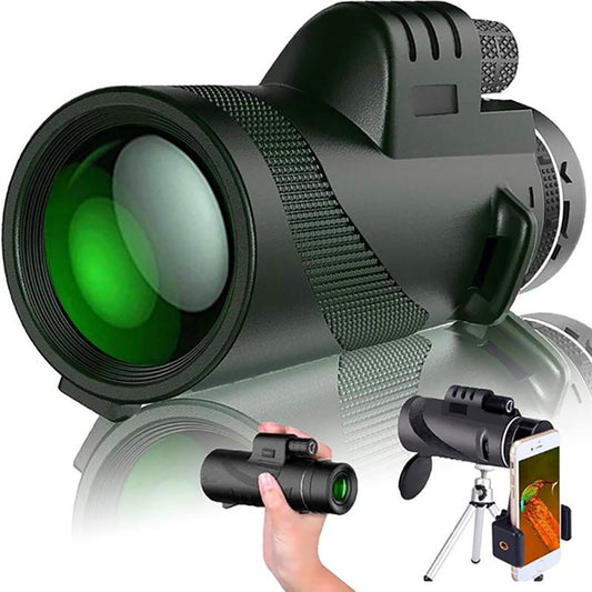 Telescopio professionale HD 80x100 Binocolo potente monoculare a lungo raggio Zoom tascabile impermeabile notturno per il turismo di caccia I Tesori Del Faro