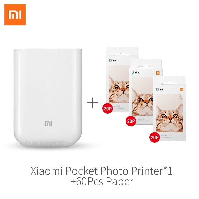 Versione globale Xiaomi mijia AR Printer 300dpi Portable Photo Mini Pocket con fai da te Condividi 500mAh stampante tascabile per immagini I Tesori Del Faro