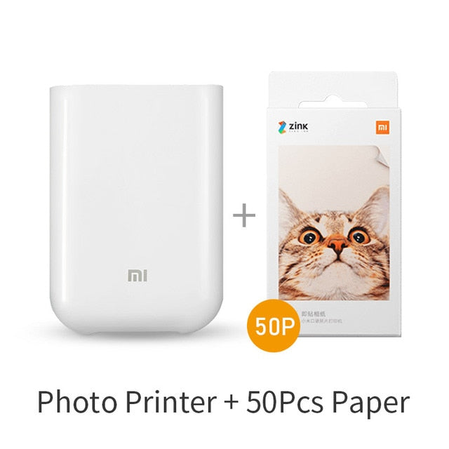 Versione globale Xiaomi mijia AR Printer 300dpi Portable Photo Mini Pocket con fai da te Condividi 500mAh stampante tascabile per immagini I Tesori Del Faro