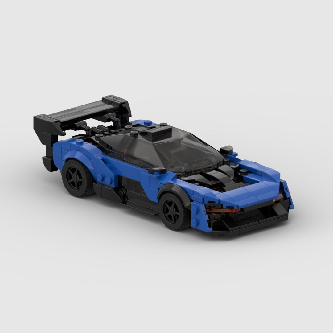 Bloques de construcción de coches deportivos McLaren Senna GTR Racing