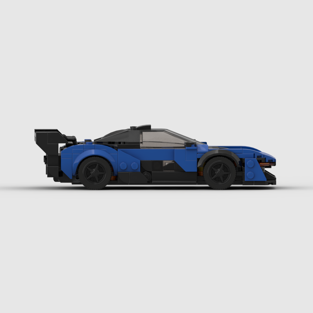 Bloques de construcción de coches deportivos McLaren Senna GTR Racing