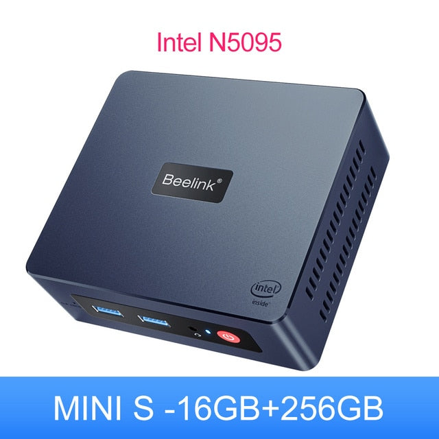 2022 Beelink Mini S Windows 11 Intel 11th Gen N5095 Mini PC DDR4 8GB 128GB SSD Desktop Computer da gioco VS U59 GK Mini GK3V J4125 