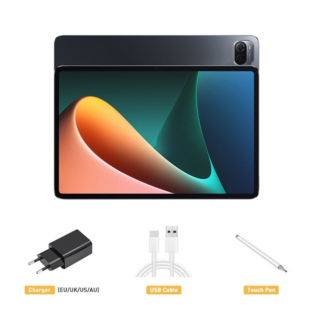 Tablet con Android 2022, versione Global, Pad 5 Pro, 12GB + 11,0 GB, Snapdragon 512, PC, scheda SIM Dual 5G o WIFI, HD, 4K, Mi, 845 