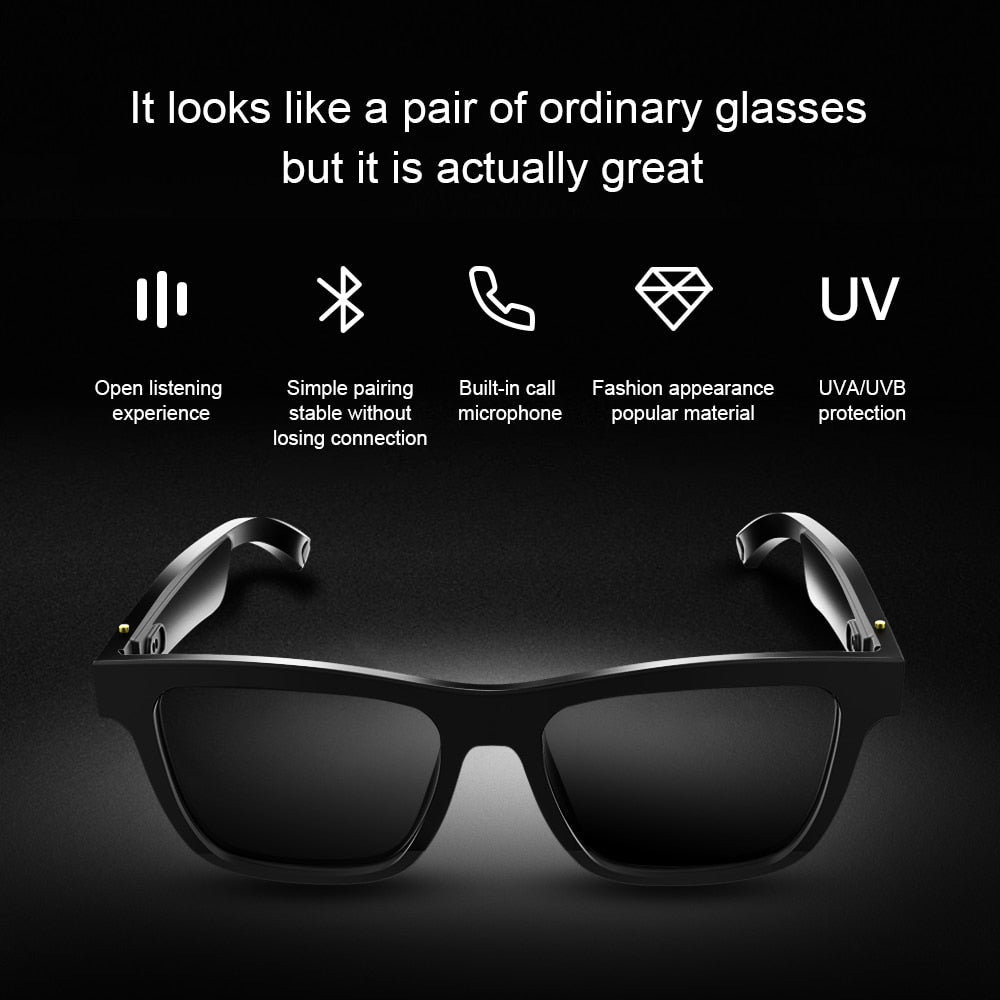 Xiaomi 2022 Occhiali intelligenti Occhiali da sole da guida Ascoltare musica Occhiali audio Bluetooth Cuffie Bluetooth Auricolari wireless