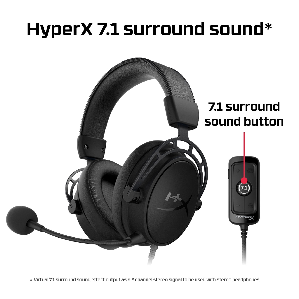 7.1 Surround Sound Gaming Headphone with Microphone.7.1 Cuffie da gioco con audio surround con microfono.