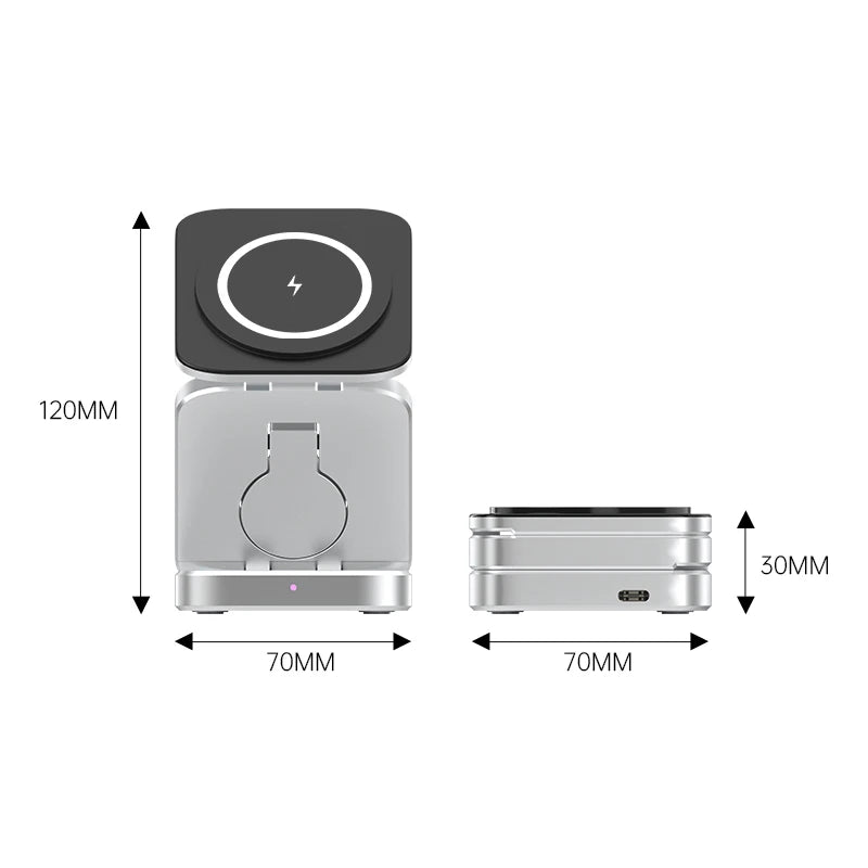 Stazione di ricarica wireless 3 in 1