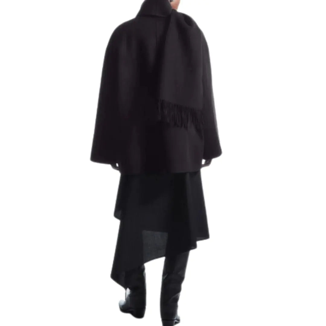 Cappotto sciarpa oversize